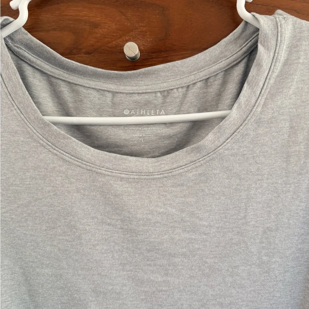 Athleta Light Gray Women's Tank Top - Picture 2 of 4